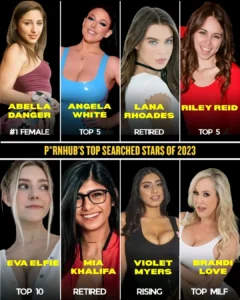 🔥 Les stars adultes les plus recherchées en 2025 : celles qui dominent encore Internet